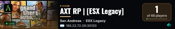AXT RP | [ESX Legacy] live status badge