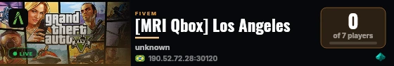 [MRI Qbox] Los Angeles live status badge