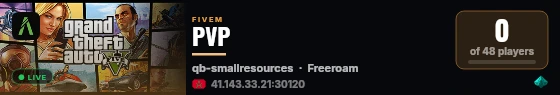 PVP live status badge