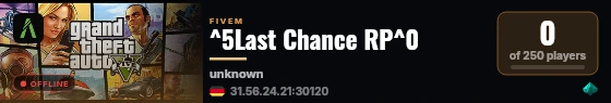 ^5Last Chance RP^0 live status badge