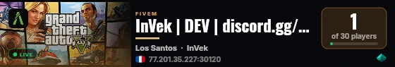 InVek | DEV | discord.gg/InVek live status badge