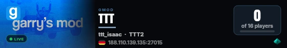 TTT live status badge
