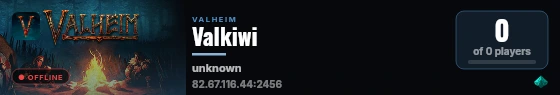 Valkiwi live status badge