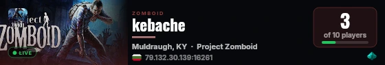 kebache live status badge