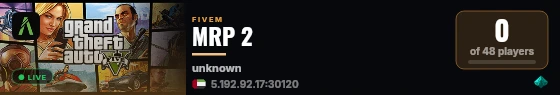 MRP 2 live status badge