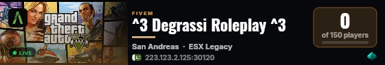 ^3 Degrassi Roleplay ^3  live status badge