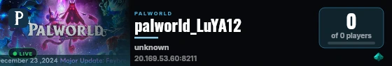 palworld_LuYA12 live status badge