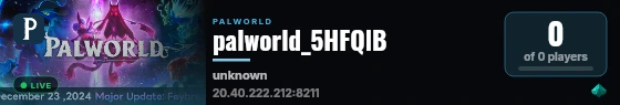 palworld_5HFQlB live status badge