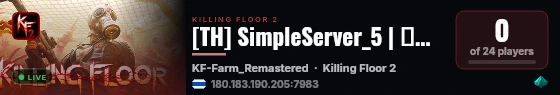 [TH] SimpleServer_5 | เซิฟไทย | Endless live status badge