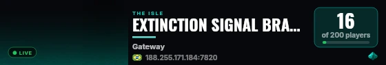 EXTINCTION SIGNAL BRASIL S.A - 1.5x LOW RULES live status badge