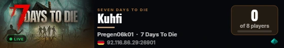 Kuhfi live status badge