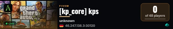 [kp_core] kps live status badge