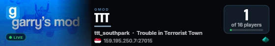 TTT live status badge