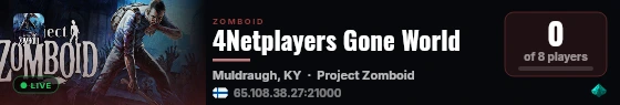 4Netplayers Gone World live status badge