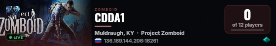 CDDA1 live status badge