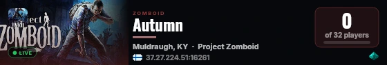 Autumn live status badge