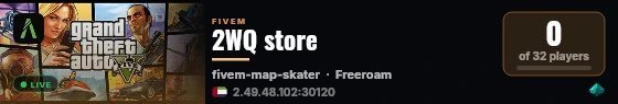 2WQ store live status badge