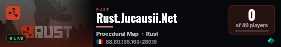 Rust.Jucausii.Net live status badge
