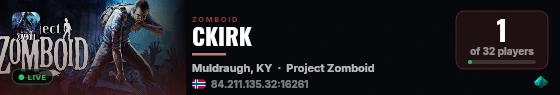 CKIRK live status badge