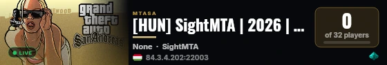 [HUN] SightMTA | 2026 | Baratoknak! live status badge