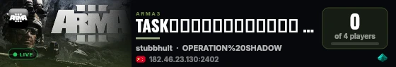 TASK军事模拟俱乐部拍摄服务器 QQ群631366019 live status badge