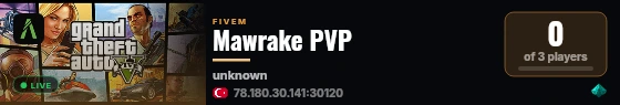 Mawrake PVP  live status badge
