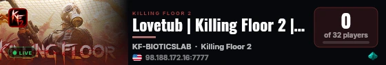 Lovetub | Killing Floor 2 | Variety live status badge