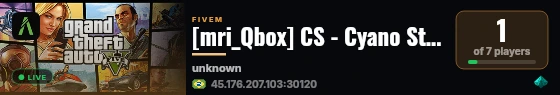 [mri_Qbox] CS - Cyano Store live status badge