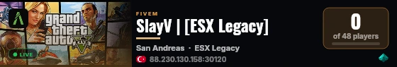 SlayV | [ESX Legacy] live status badge