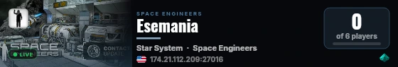 Esemania live status badge