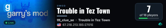 Trouble in Tez Town live status badge