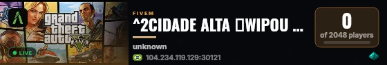 ^2CIDADE ALTA 🡺WIPOU HJ 03-09🌈 live status badge