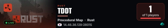 TDDT live status badge