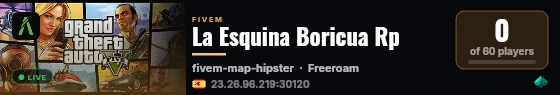 La Esquina Boricua Rp live status badge