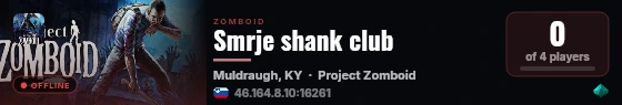 Smrje shank club live status badge