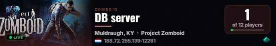 DB server live status badge