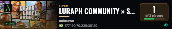 LURAPH COMMUNITY » SEASON 2 « live status badge