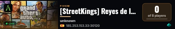 [StreetKings] Reyes de la Calle live status badge