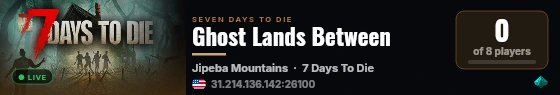 Ghost Lands Between live status badge