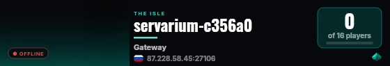 servarium-c356a0 live status badge
