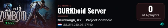 GURKboid Server live status badge