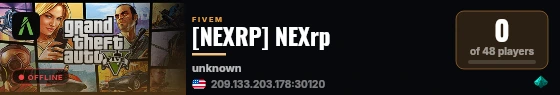 [NEXRP] NEXrp live status badge