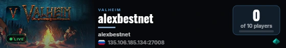alexbestnet live status badge
