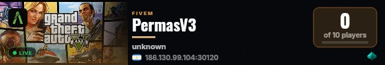 PermasV3 live status badge