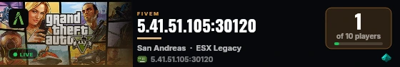 5.41.51.105:30120 live status badge