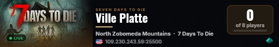 Ville Platte live status badge