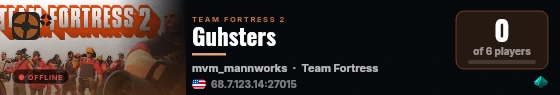 Guhsters live status badge