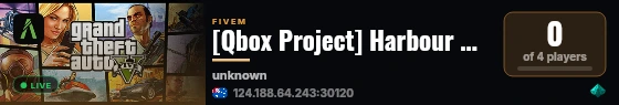 [Qbox Project] Harbour City live status badge