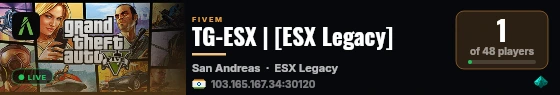 TG-ESX | [ESX Legacy] live status badge