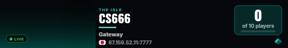 CS666 live status badge